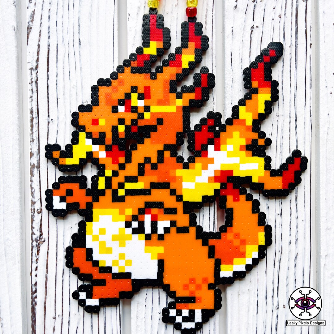 Gigantamax Charizard Perler Necklace MakerPlace by Michaels